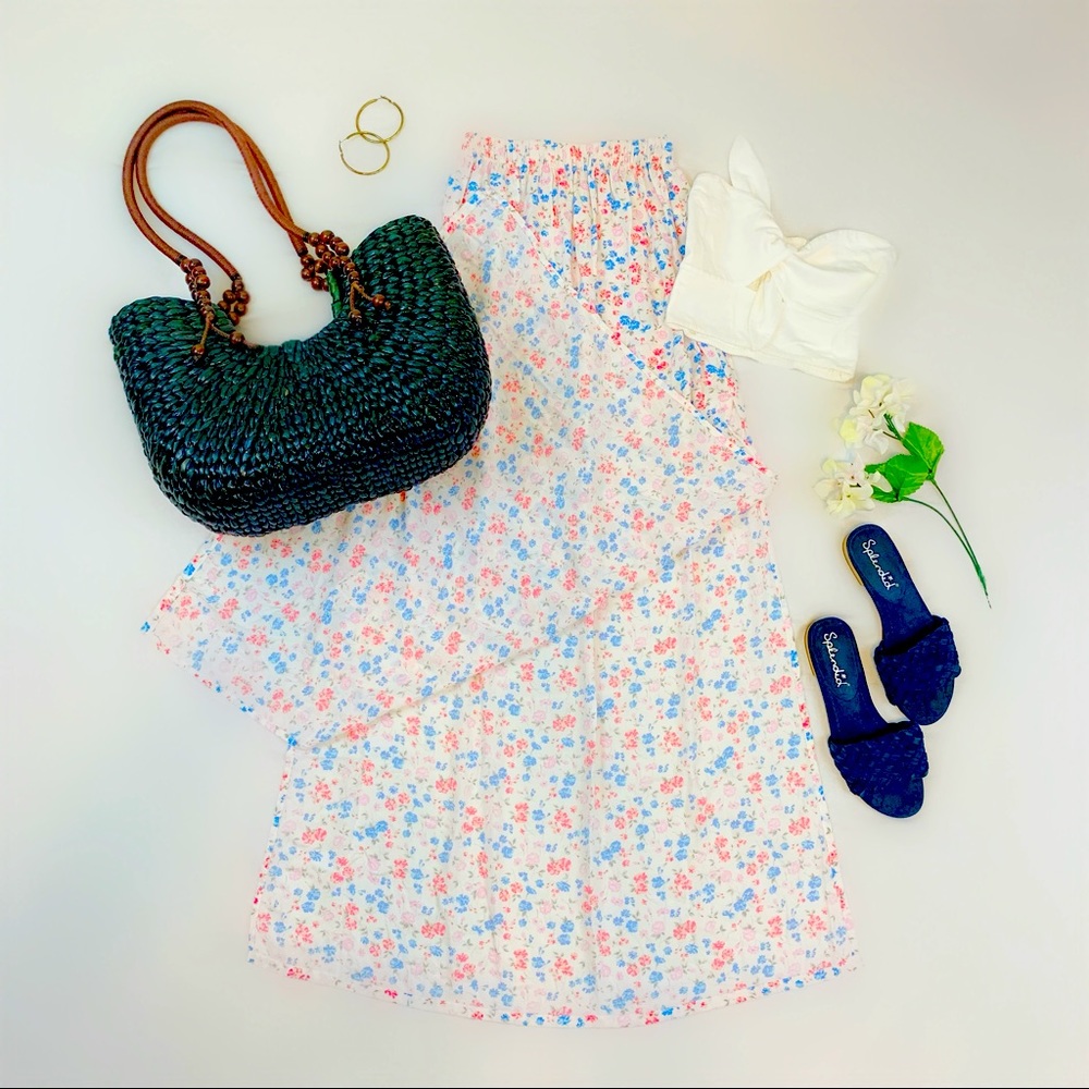 Hollister Floral Maxi Skirt